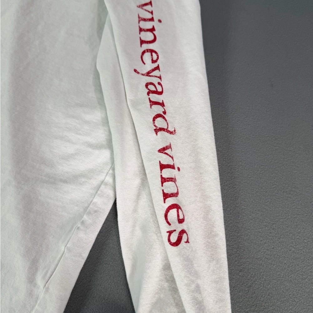 Vineyard Vines White and Red Long Sleeve Tee (Teen 18xl, women’s small)…with hat - Picture 4 of 13